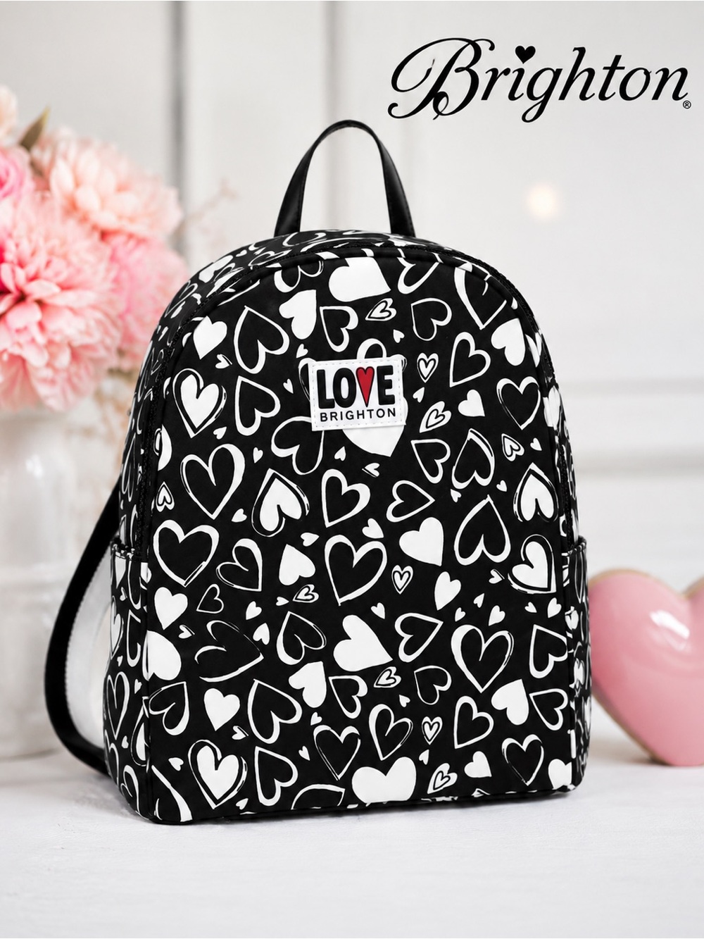 Brighton Endless Love Hearts Backpack Limited Edition School Travel Designer New